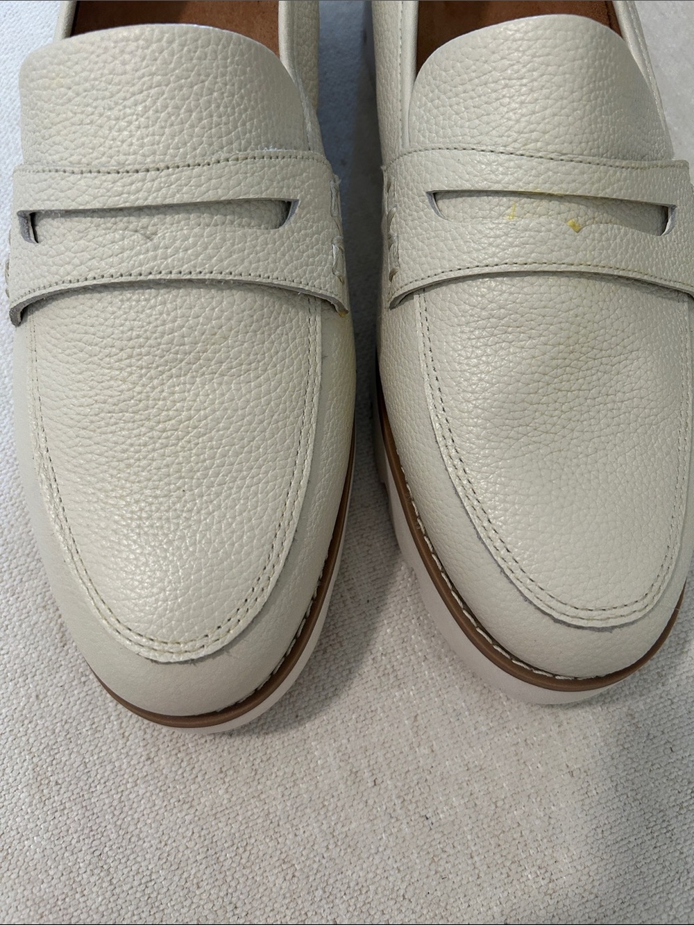 Vionic Women Cheryl II Lug Penny Loafer, Beige, size 11, NEW no tags - Picture 9 of 10